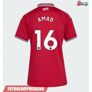 Lacne Ženy Futbalové dres Manchester United Amad Diallo #16 2026-27 Krátky Rukáv - Domáci